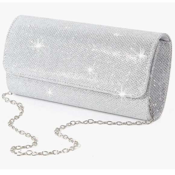 Evening Bag Clutch Purses for Women Ladies Sparkling Party Handbag (new) - Picture 1 of 6
